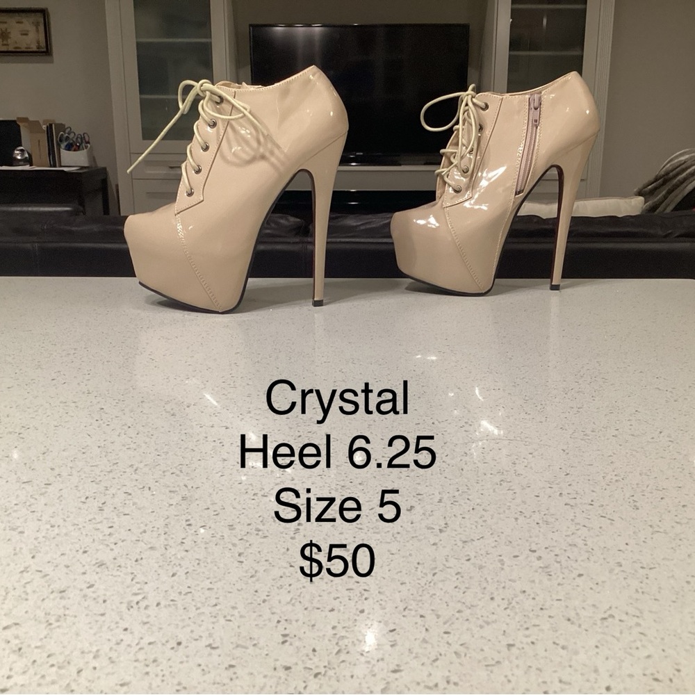 Beige/Tan Bootie. Item is new and unused.